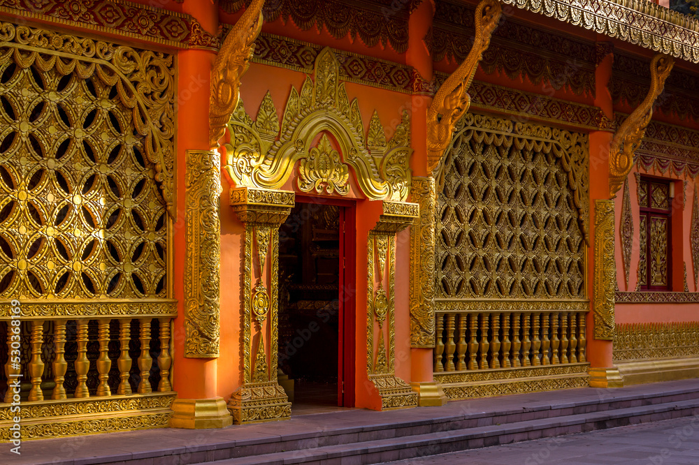 Naklejka premium temple building in Yunnan China