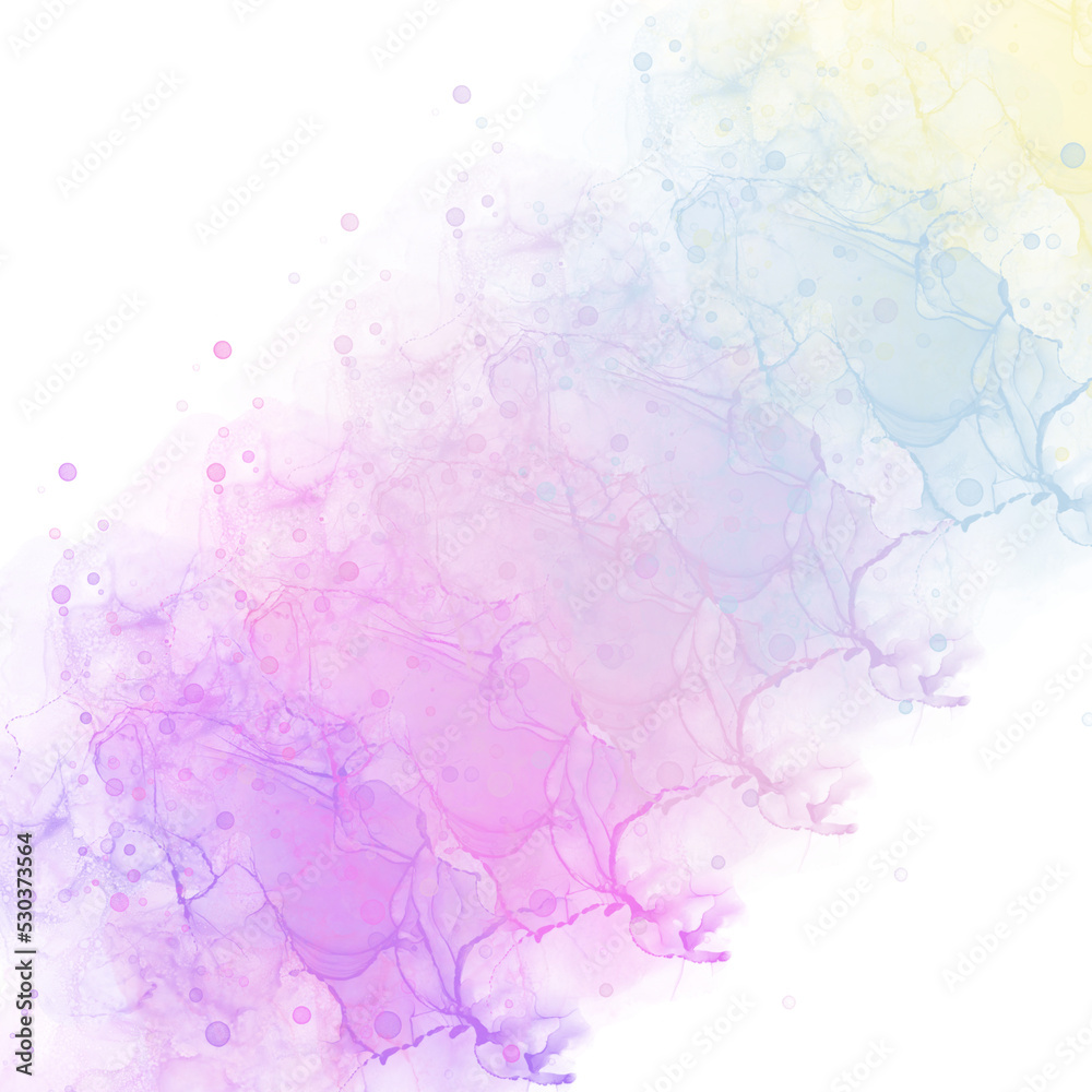 Abstract Ink Paint Transparent Background