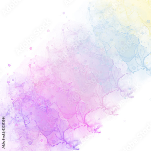 Abstract Ink Paint Transparent Background