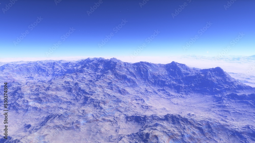 Deserted alien planet
Deserted alien planet