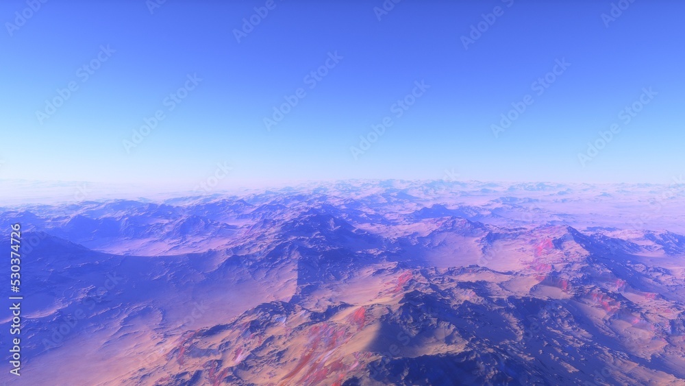 landscape on planet Mars, scenic desert scene on the red planet
landscape on planet Mars, scenic desert scene on the red planet