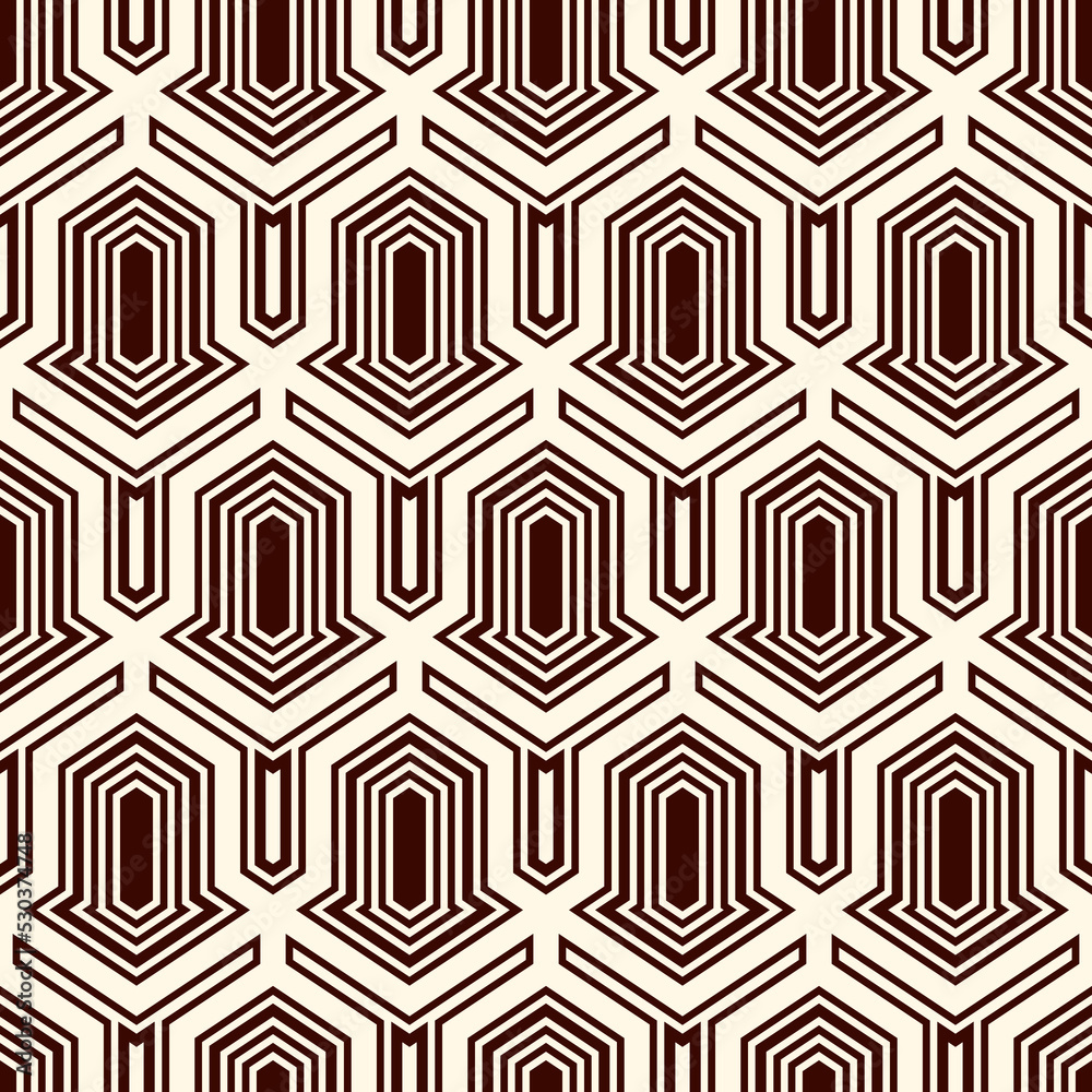 Seamless ethnic vector. Tribal wallpaper. Arrows ornament. Folk pattern. Geeometric backdrop. Mosaics motif. Grid background. Digital paper. Textile print. Ethnical web design. Abstract image.