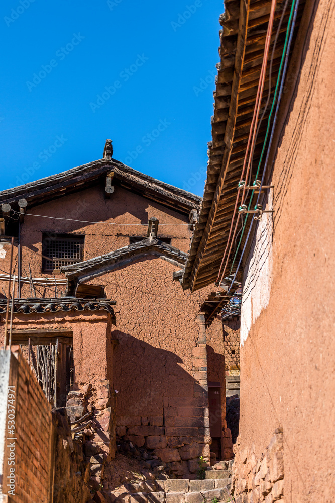 ancient village in yunnan China ancient village in yunnan China