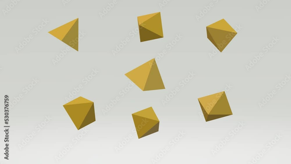 abstract rectangle triangle golden color shapes motion looping abstract rectangle triangle golden color shapes motion looping
