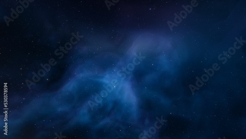 Space nebula, for use with projects on science, research, and education. Illustration 