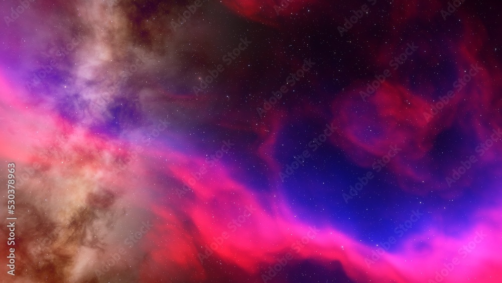 Fototapeta premium Night sky - Universe filled with stars, nebula and galaxy 
