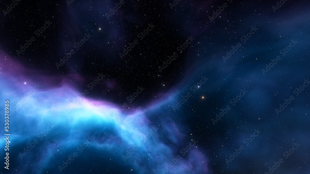 Fototapeta premium Night sky - Universe filled with stars, nebula and galaxy 