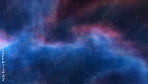 bright nebula  nebula in space  majestic red-purple nebula  beautiful space background 3D render 