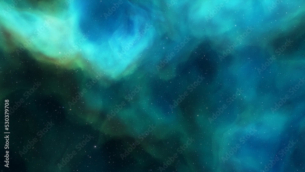 Fototapeta premium red-violet nebula in outer space, horsehead nebula, unusual colorful nebula in a distant galaxy, red nebula 3d render 