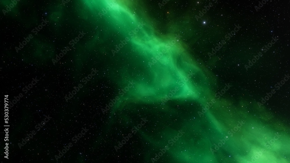 Fototapeta premium Deep space nebula with stars. Bright and vibrant Multicolor Starfield Infinite space outer space background with nebulas and stars. Star clusters, nebula outer space background 3d render 