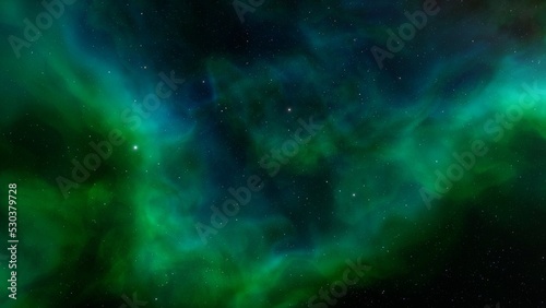 Deep space nebula with stars. Bright and vibrant Multicolor Starfield Infinite space outer space background with nebulas and stars. Star clusters, nebula outer space background 3d render 