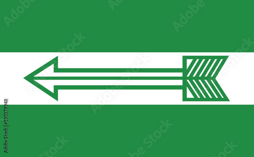 JDU party flag or Janata dal united party flag.
