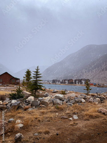 lake in the mountains, Georgetown, Colorado  photo