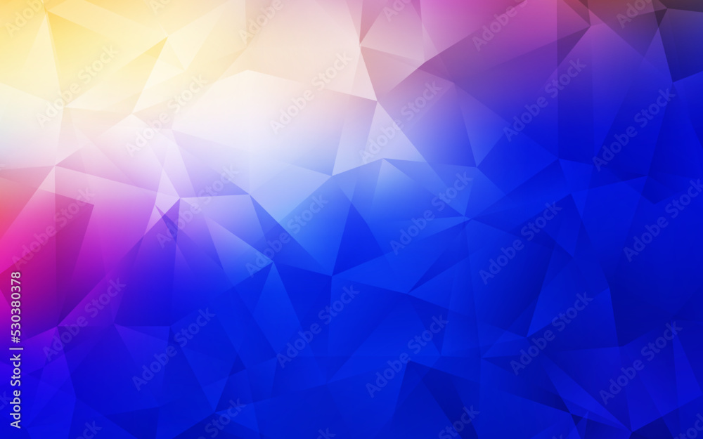 Light Pink, Blue vector low poly background. Light Pink, Blue vector low poly background.
