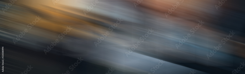 Dark background with lines and spotlights, neon light, night view. Abstract blue background.