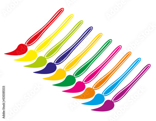 PEINTRE ET SES OUTILS
