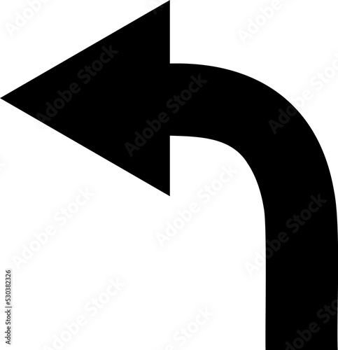 Black Arrows. Arrows icon, Road & Street Alphabet. travel concept, png.