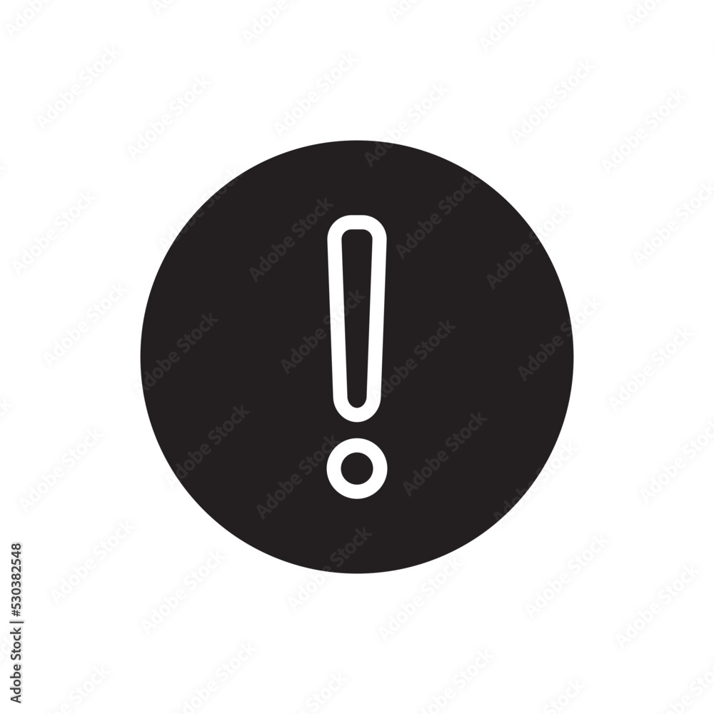 Attention Sign Icon Vector Illustration Attention Sign Icon Vector Illustration