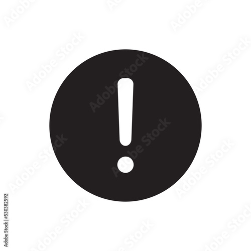 Attention Sign Icon Vector Illustration