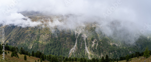 Ötztal im Sommer September