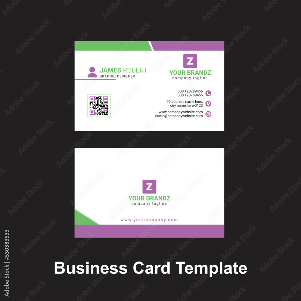 Creative Business card Design Template Creative Business card Design Template