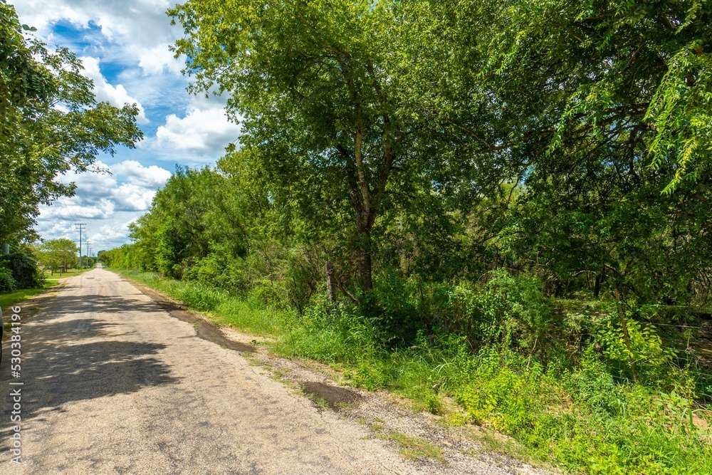 Naklejka premium Texas farm land in the countryside