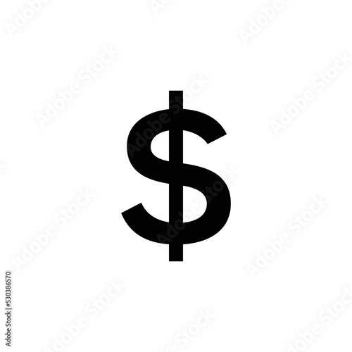 dollar money finance icon vector