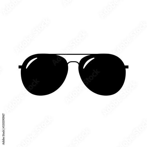 Glasses. Sunglasses. Vector image.