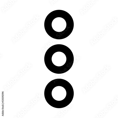 more icon, vector interface
