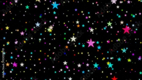 Colorful background stars