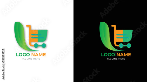 Abstract Green Logo Design