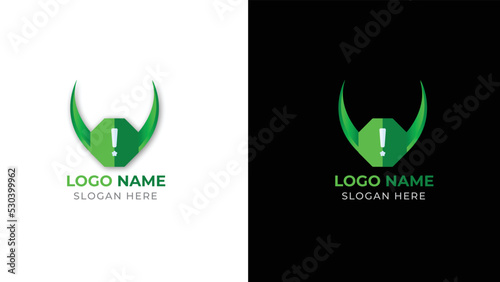 Abstract Green Logo Design