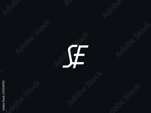 Minimalist SE Logo Letter Vector, Creative Se s e Logo Icon Design For Your Company