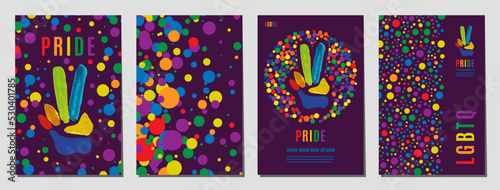 Lgbtq flag symbol bisexual sign. texture