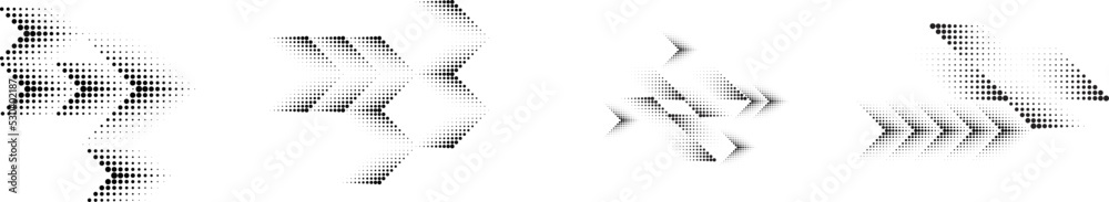 Linear halftone dots Design .elements for your design. vector illustration