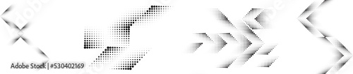 Linear halftone dots Design .elements for your design. vector illustration