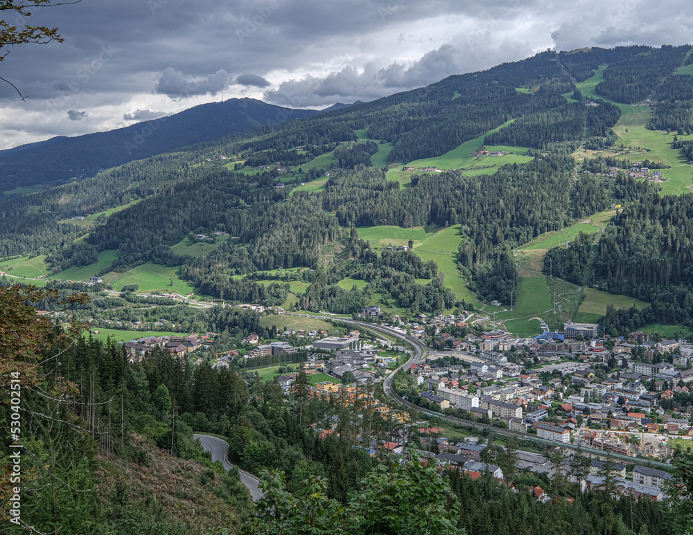 Fototapeta premium The town of Schladming, Styria, Austria