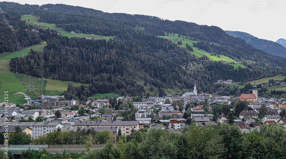 The town of Schladming, Styria, Austria