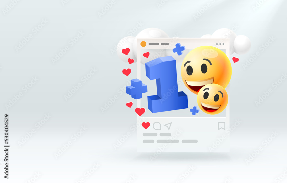 Obraz premium I like this, with lots of icons, chat for people to communicate. Vector