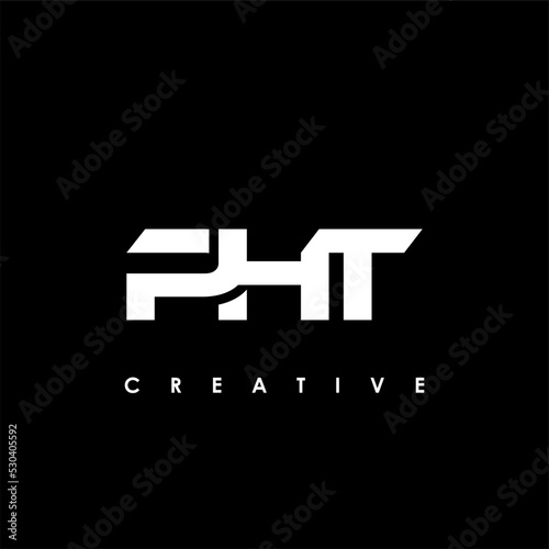 PHT Letter Initial Logo Design Template Vector Illustration photo