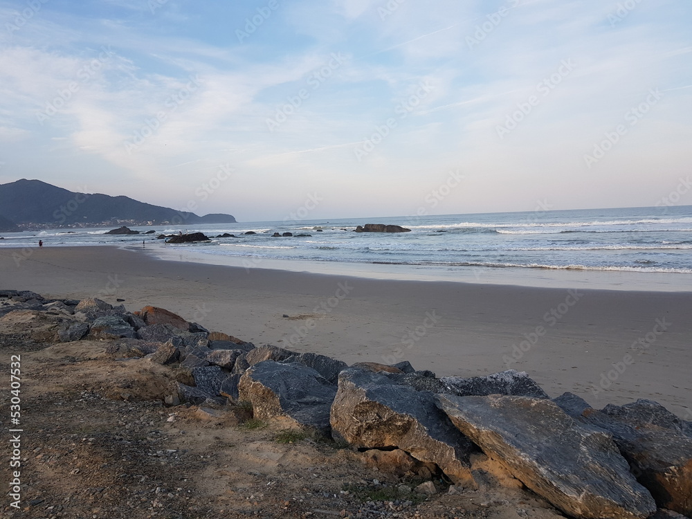 beach in the morning beach in the morning