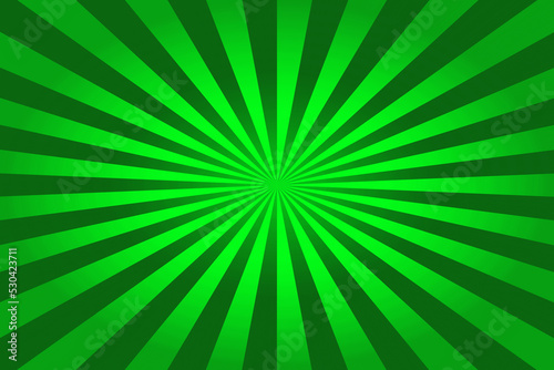 Green Starburst Background