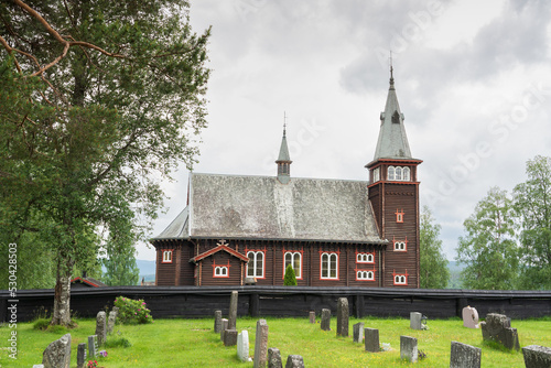 Nordre Osen Church, Trysil, Norway photo