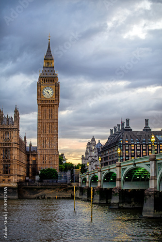 Big Ben (Queen Elizabeth's Tower) - London, UK. 
