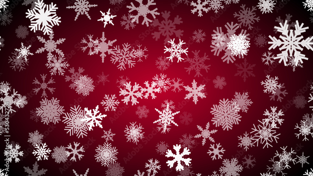Red Christmas background snow illustration xmas. vector merry Red Christmas background snow illustration xmas. vector merry