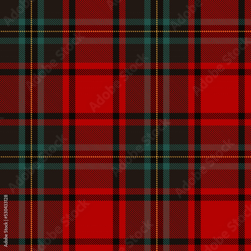 Green Pattern textile seamless tartan plaid. design material red