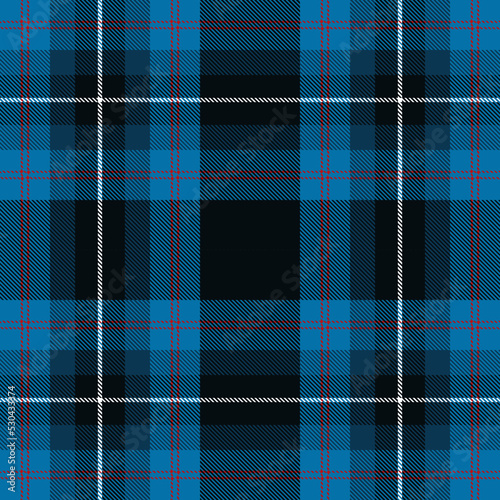Blue Pattern textile seamless tartan plaid. scottish classic