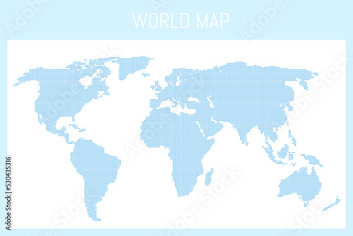 World map vector illustration of earth.