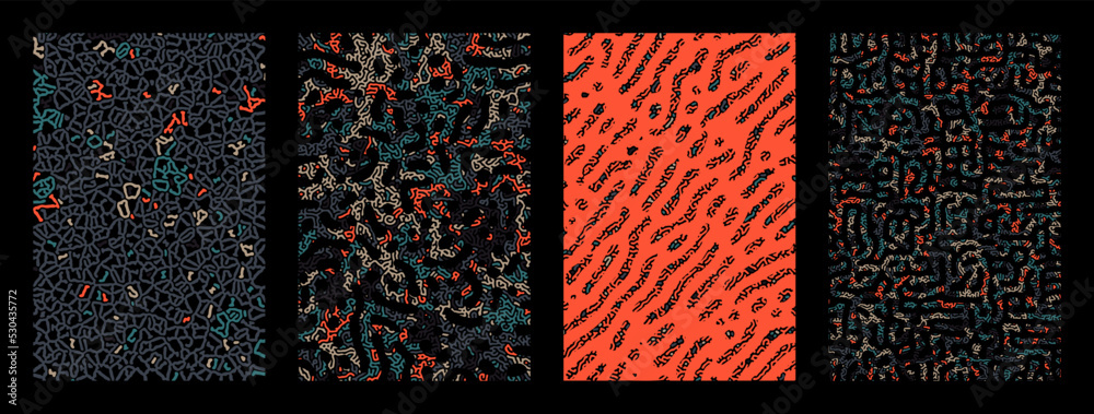 Vector abstract background bio diffusion. organic pattern natural