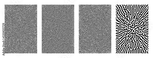 Vector abstract background bio diffusion. organic pattern ornament